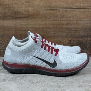 Nike Free 4.0 Flyknit NikeID By You Women's 10.5 Grey Running Shoes 638399-982